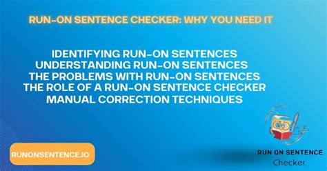 run on sentence checker